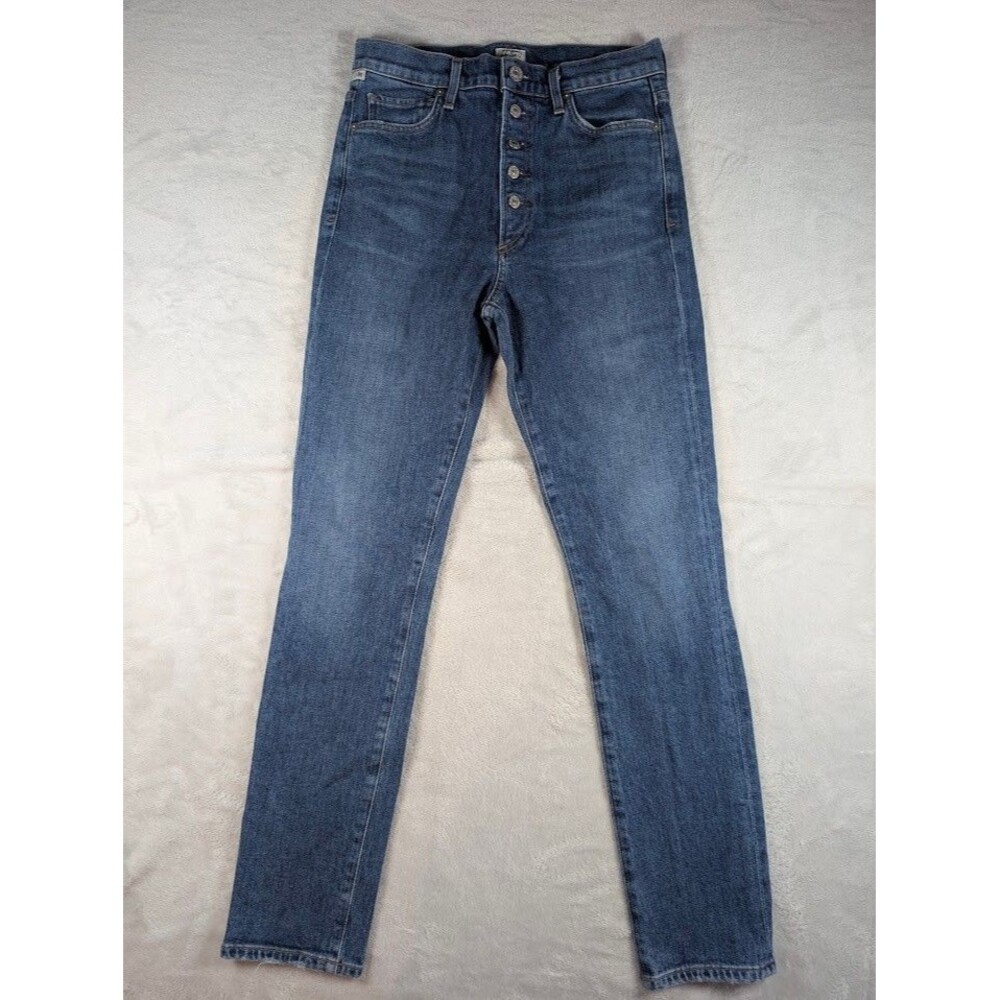 Citizens of Humanity Olivia High Rise Slim Ankle 27 USA Button Fly